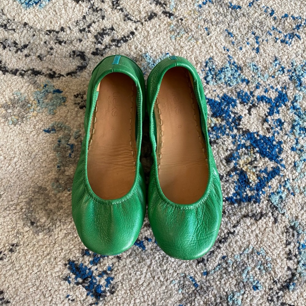 Tieks Clover Green Size 8